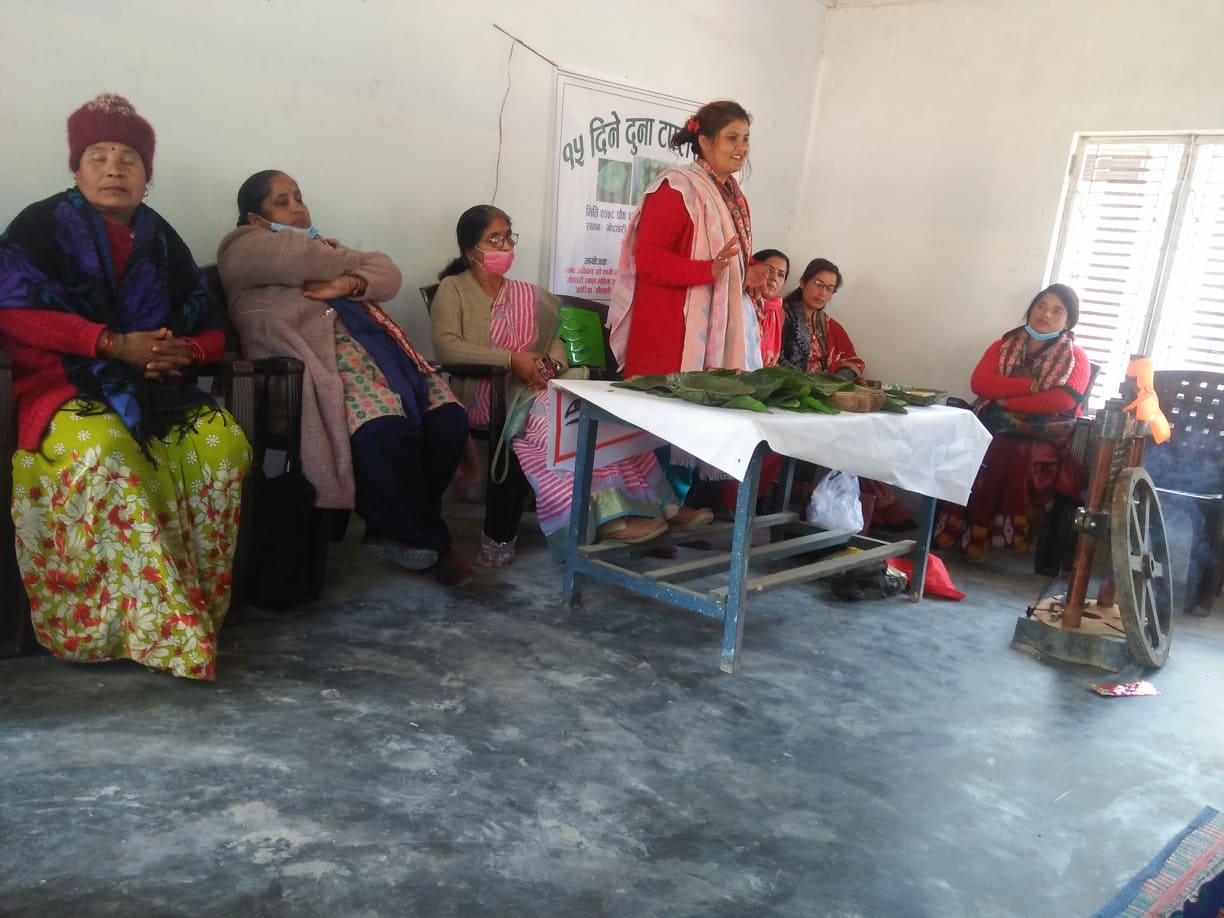 गोदावरीमा १५ दिने दुना टपरी तालीम सुरु