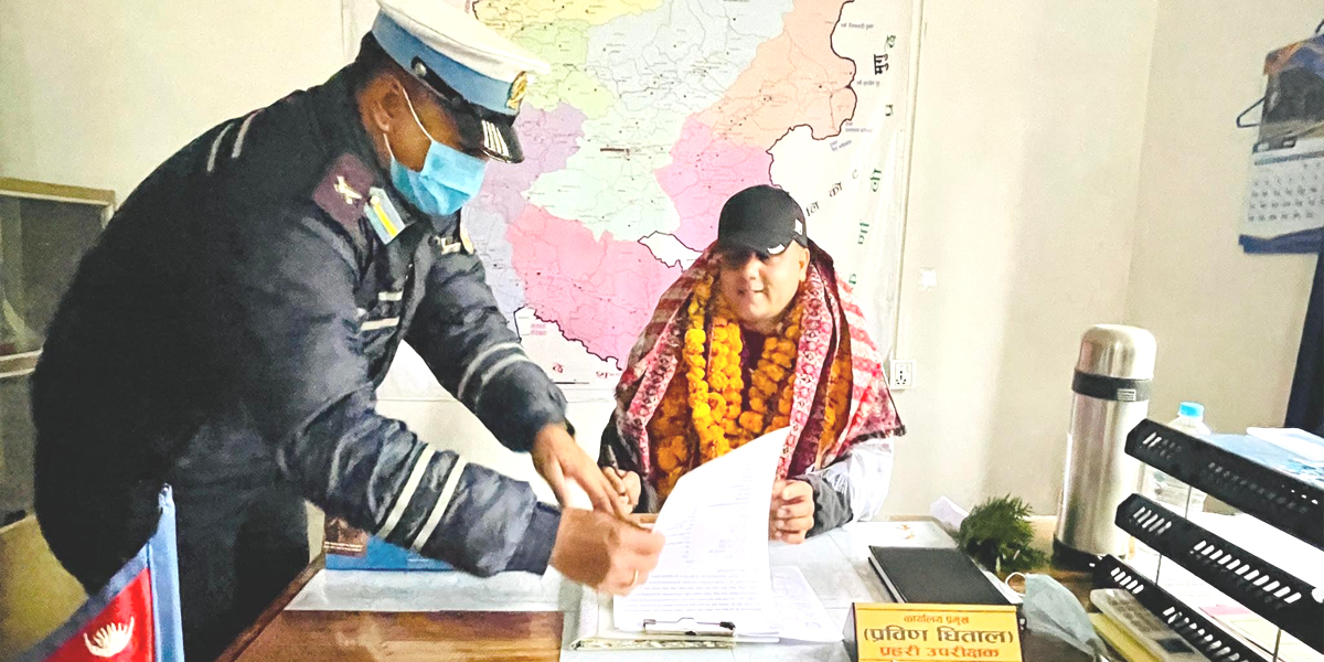 एसपी धितालले सम्हाले सुदूरपश्चिम प्रदेश ट्राफिकको कमाण्ड