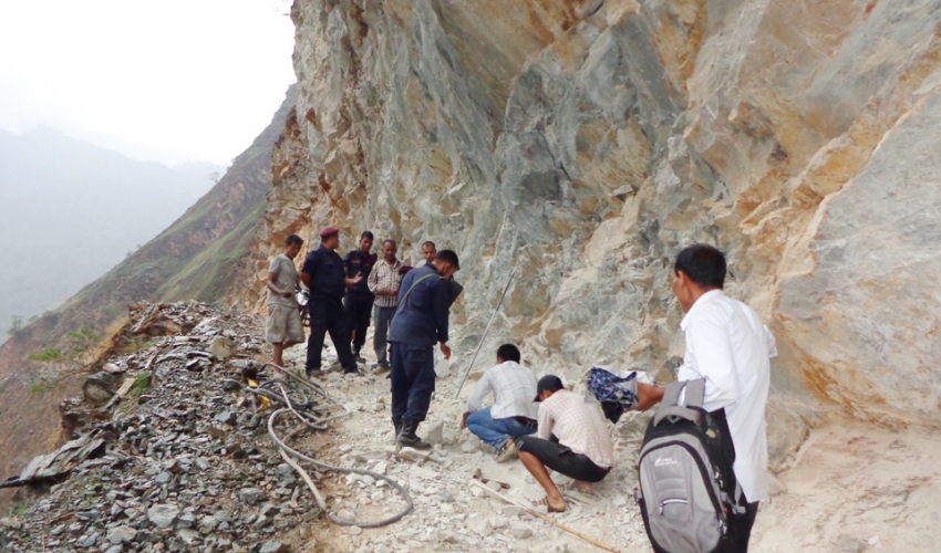 महाकाली करिडोरको काम कछुवा गतिमा