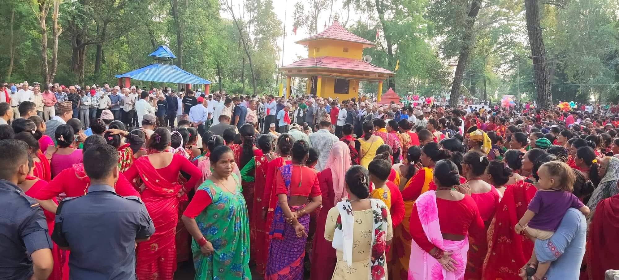 सुदूरपश्चिममा गौरा पर्वको रौनक, आज मुख्य दिन अठवाली मनाइँदै