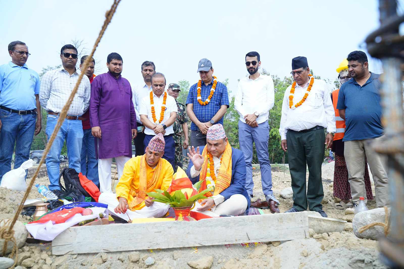 मुख्यमन्त्री शाहद्वारा क्षेत्रिय मेडिकल स्टोरको शिलान्यास