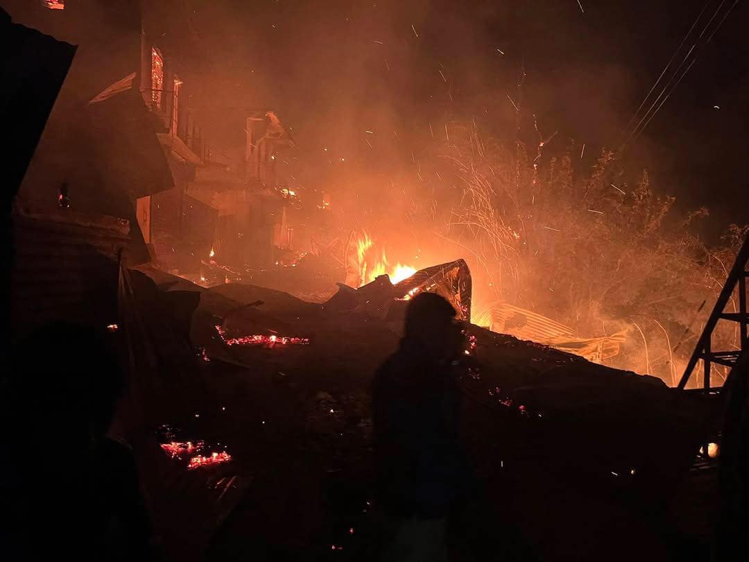 अछामको जयगढ बजारमा आगलागी