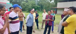 डीडीसी अत्तरियामा प्रमुख जिल्ला अधिकारीको अनुगमन