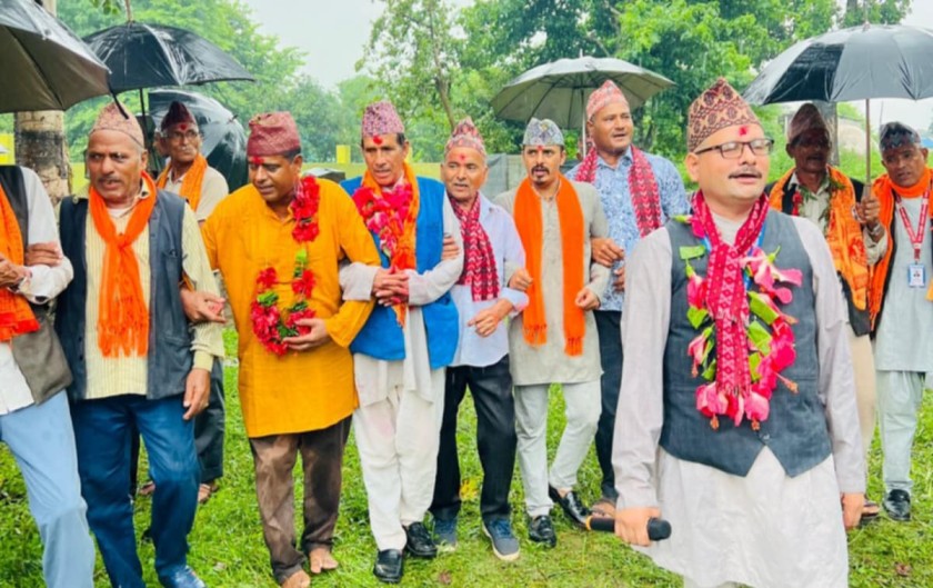 गोदावरी- ४ को नवकुञ्ज शिव मन्दिरमा गौरा पर्व विशेष मेला सुरु