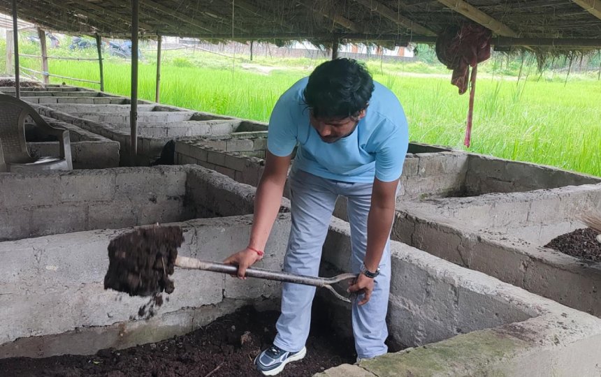 गँड्यौला मल उत्पादनबाट मनग्य आम्दानी