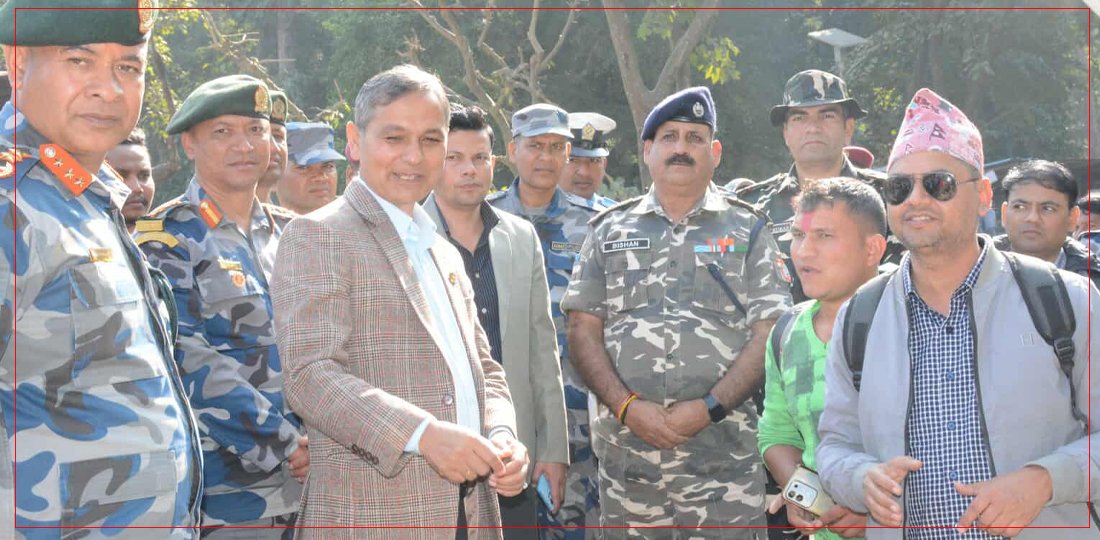 गृहमन्त्री अर्यालद्वारा गौरीफन्टा नाका, सुक्खा बन्दरगाह र सहिद दशरथ चन्द स्वास्थ्य विज्ञान&hellip;