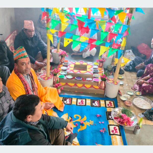 २७ वर्षदेखि दलित बस्तीमा कर्मकाण्ड गर्दै ज्योतिषाचार्य पण्डित गणेशप्रसाद पन्त