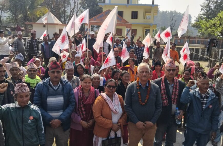 राजीपुर-बालुवागडा-खनैया ताल सडक पहिलो प्राथमिकता: उपमहासचिव भट्ट