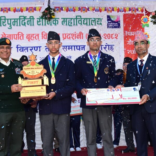 प्रधान सेनापति बृहत् विज्ञान प्रदर्शनीमा सैनिक…