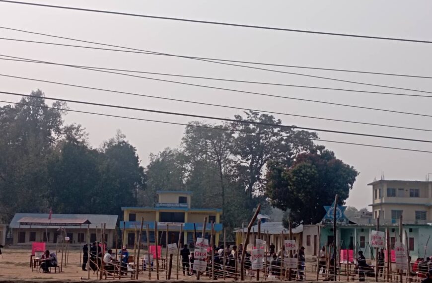 कैलाली-४ मा ५५ प्रतिशत मतदान