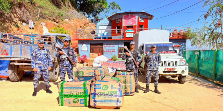 बैतडीमा २१ लाखभन्दा बढी भन्सार छलीका सामान बरामद