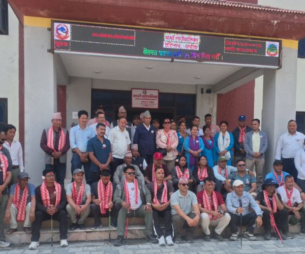 मार्मा पुगेको धनगढी उपमहानगरपालिकाको टोलीलाई जनप्रतिनिधिद्वारा स्वागत