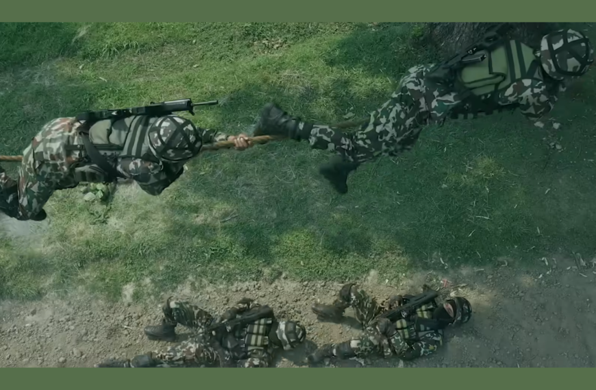 नेपाली सेनाले सार्वजनिक गर्‍यो र्‍याप गीत