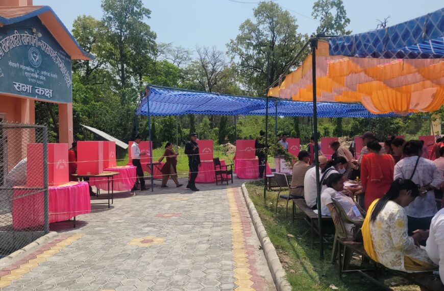 अत्तरिया खानेपानीको मतदान सम्पन्न