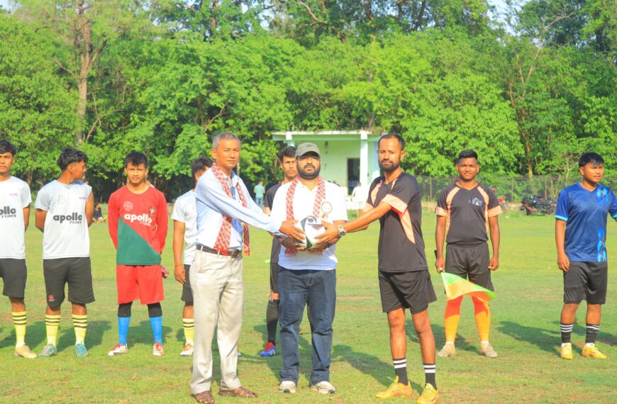 शिवशक्ति युवा क्लबको आयोजनामा प्रथम वडा कप फुटबल प्रतियोगिता सुरु