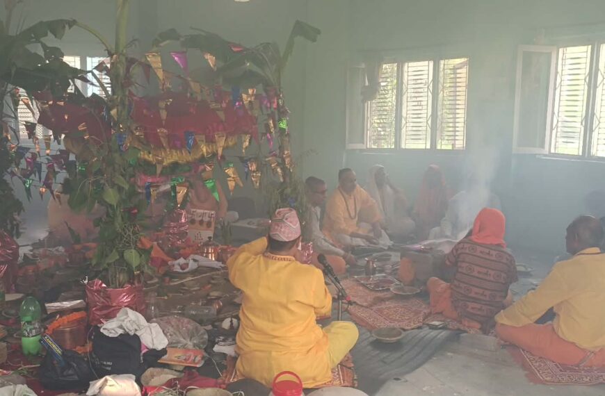 अत्तरिया खानेपानीमा लघु रुद्राभिषेक यज्ञ