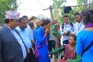 कृष्णपुरमा नागरिकसंग मेयर घरदैलो कार्यक्रम : ३६ हजार ९०५ जना लाभान्वित