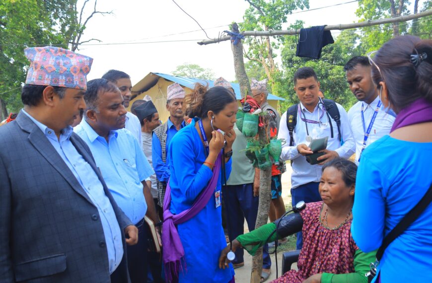कृष्णपुरमा नागरिकसंग मेयर घरदैलो कार्यक्रम : ३६ हजार ९०५ जना लाभान्वित