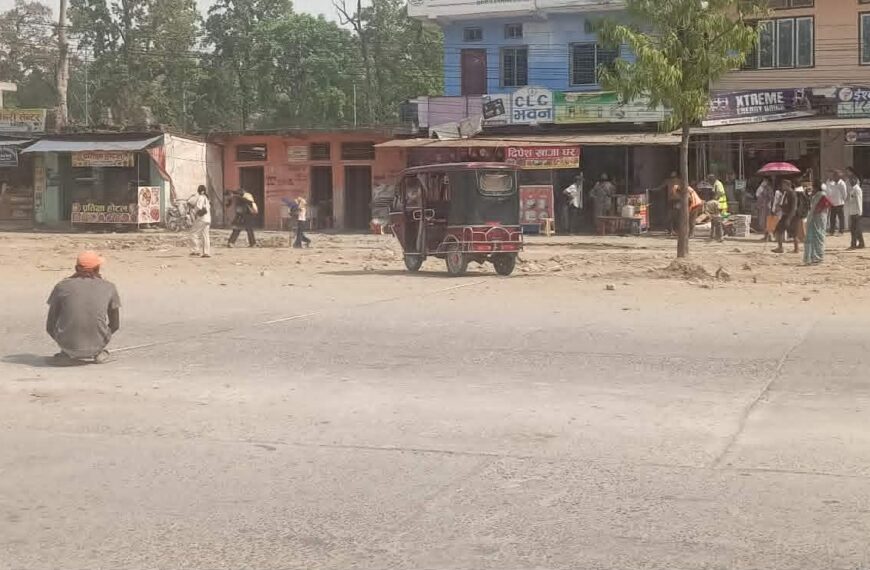 हटाउनुपर्ने संरचना एकिन गर्दै सडक डिभिजन