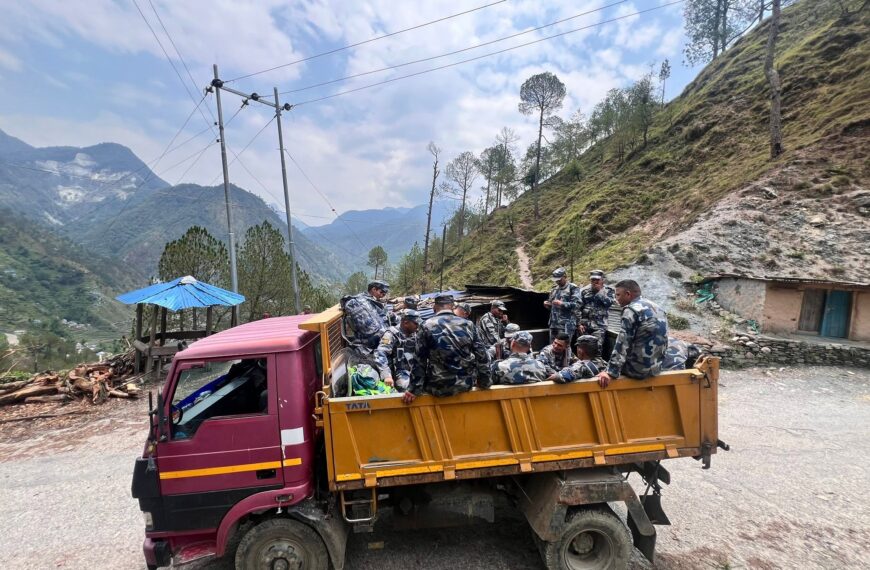 बाजुराको लाम्पाटामा सशस्त्र र नेपाल प्रहरीको संयुक्त सुरक्षा बेस स्थापना
