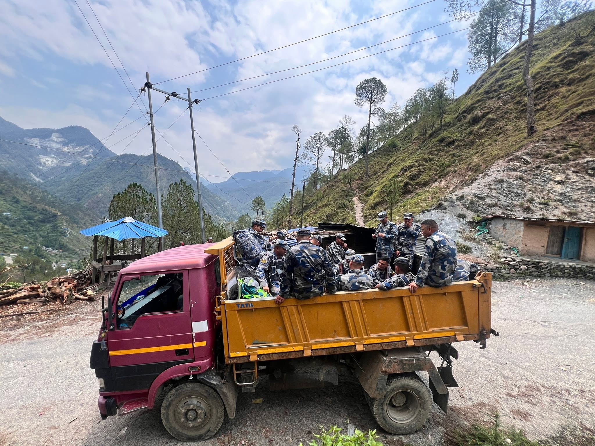 बाजुराको लाम्पाटामा सशस्त्र र नेपाल प्रहरीको संयुक्त सुरक्षा बेस स्थापना