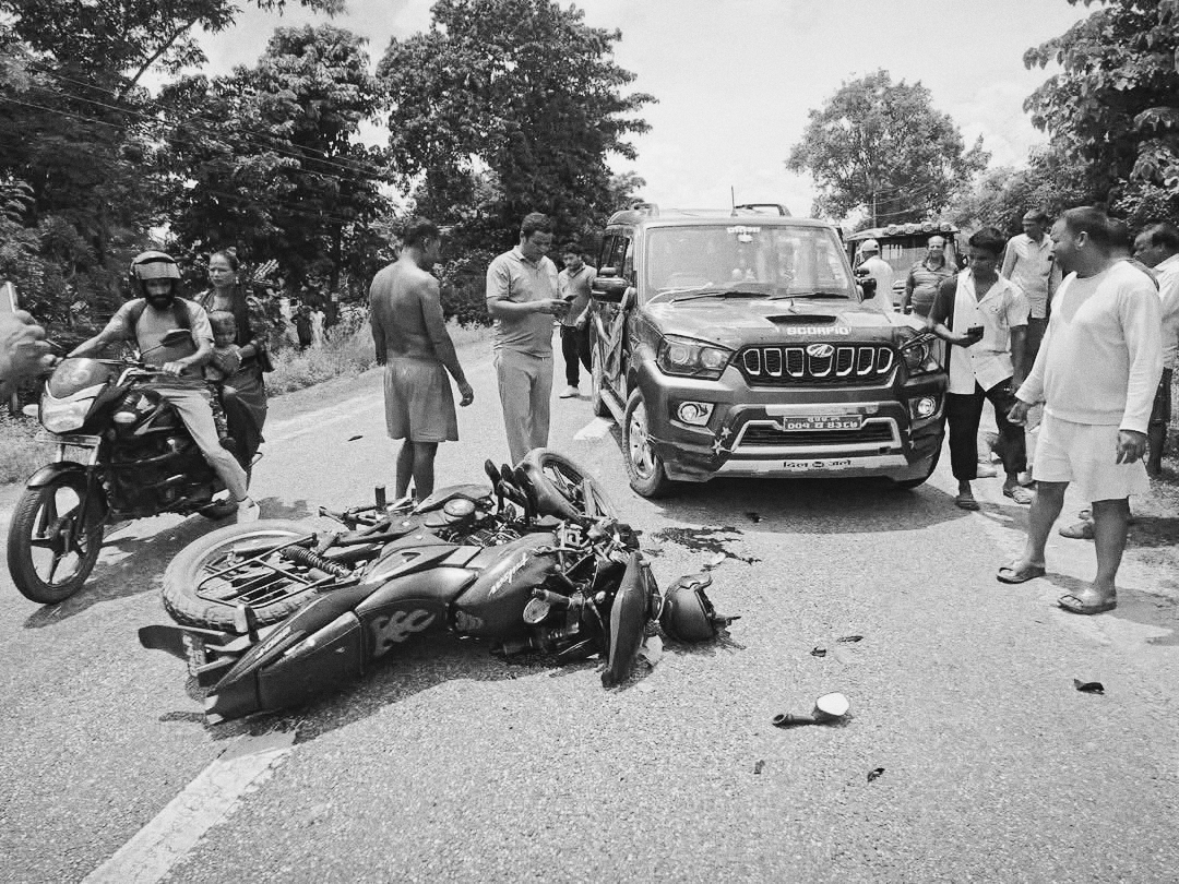 कृष्णपुरमा भएको सडक दुर्घटनामा पुरुषको मृत्यु