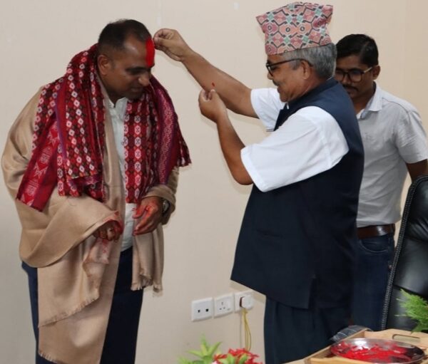 गेटा अस्पतालका तत्कालीन निर्देशक यादवको बिदाइ