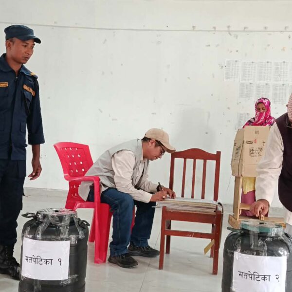 नेपाली कांग्रेस क्षेत्र नम्बर ४ को अधिवेशनमा मतदान सुरु