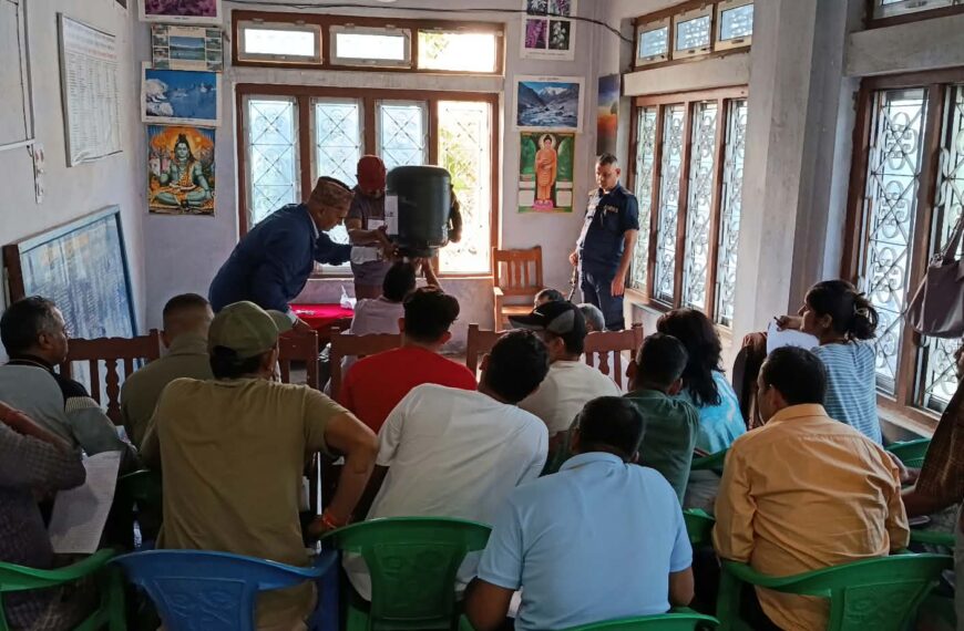 नेपाली कांग्रेस कैलाली क्षेत्र नम्बर-४ को मतगणना सुरु