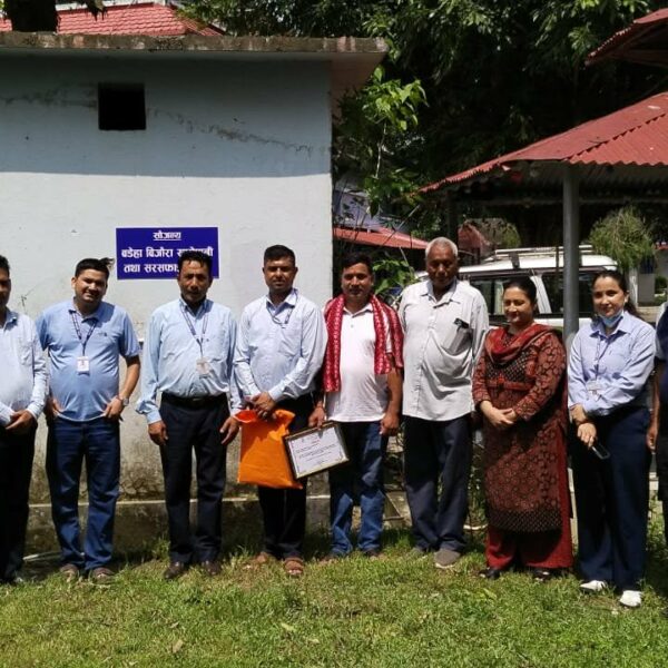 बडेहा बिजौरा खानेपानीद्धारा गेटा आँखा अस्पतालमा निशुल्क धारा जडान