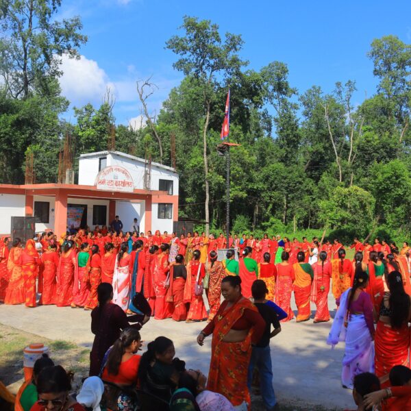 गोदावरी-४ द्धारा तीजको शुभकामना आदानप्रदान कार्यक्रम आयोजना