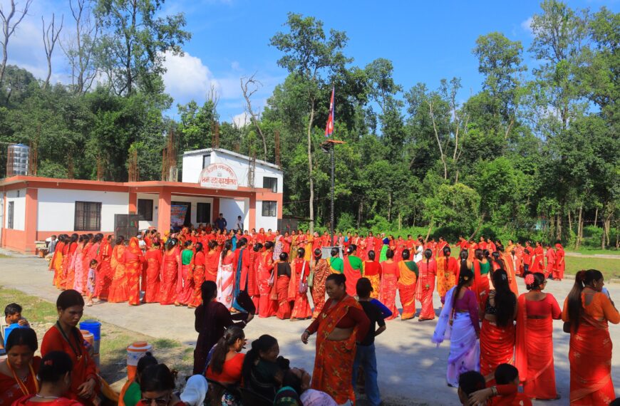 गोदावरी-४ द्धारा तीजको शुभकामना आदानप्रदान कार्यक्रम आयोजना